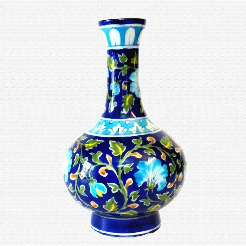 Blue Pottery Surahi